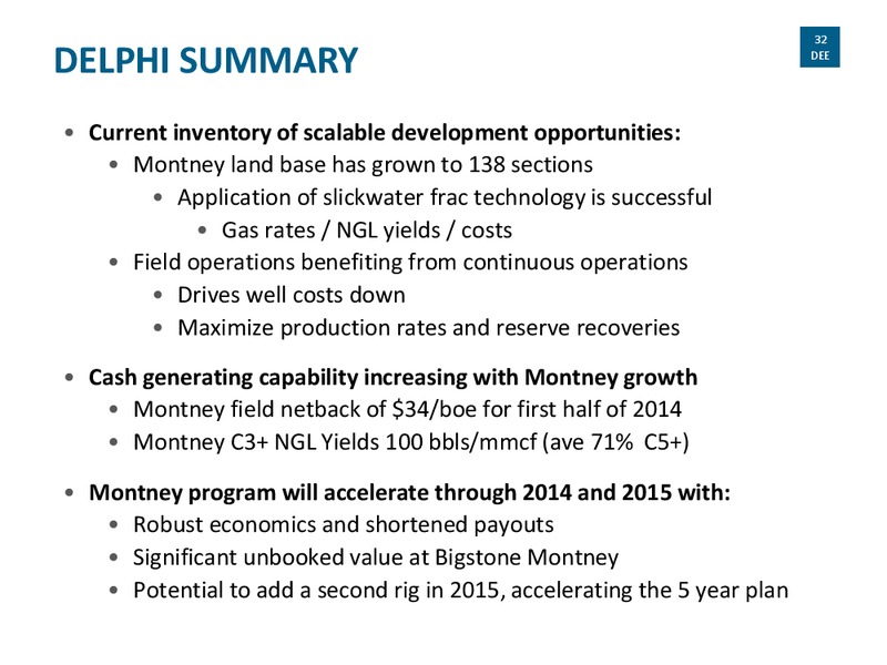Investor Presentation – Delphi Energy Corp. – slide 31