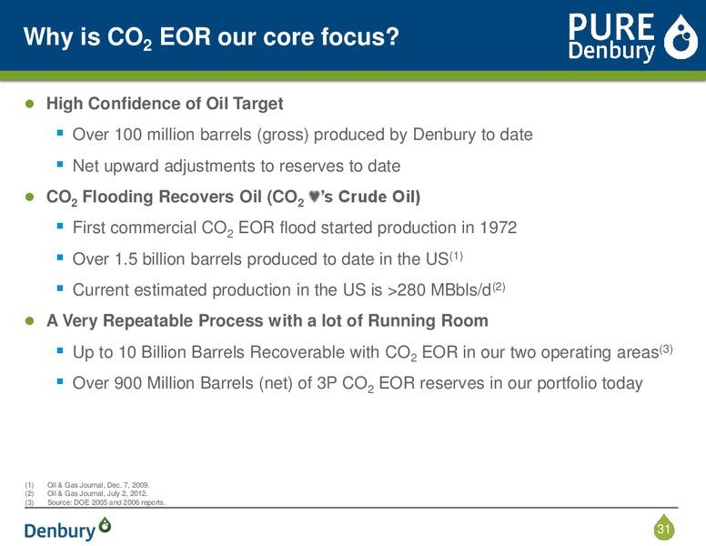 Corporate Presentation – Denbury Resources Inc. – slide 30