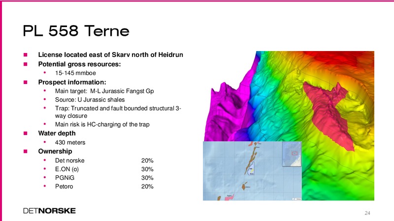 Q1 2014 CORPORATE PRESENTATION – Det Norske – slide 24