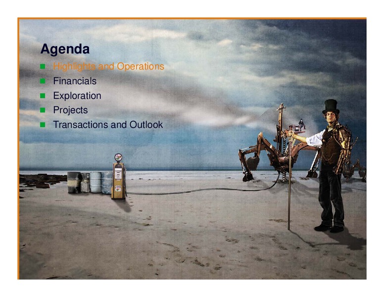 Q2 2011 EARNINGS CALL – Det Norske – slide 2