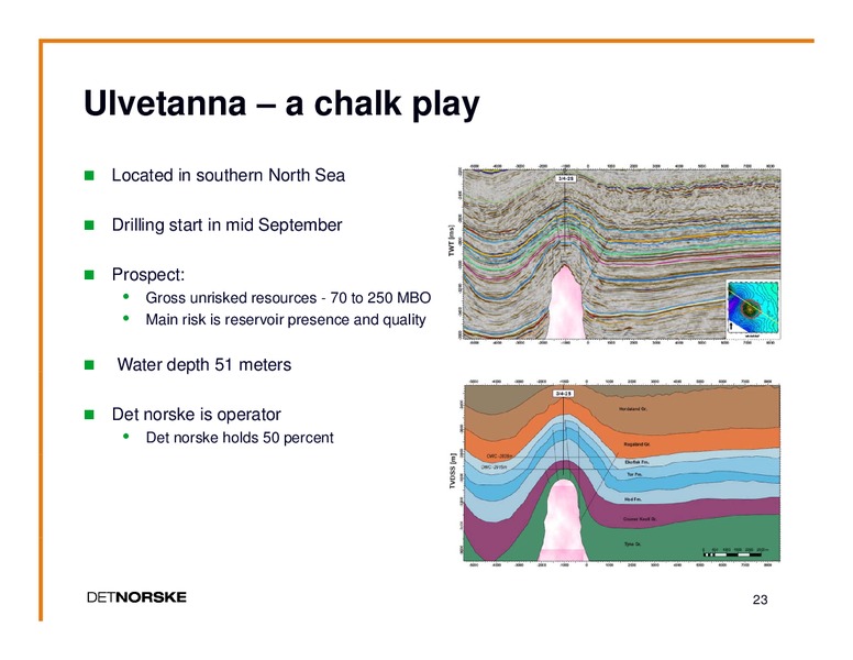 Q2 2011 EARNINGS CALL – Det Norske – slide 22