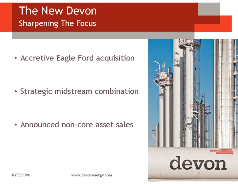 Credit Suisse 19th Annual Energy Summit – Devon Energy Corp – slide 3