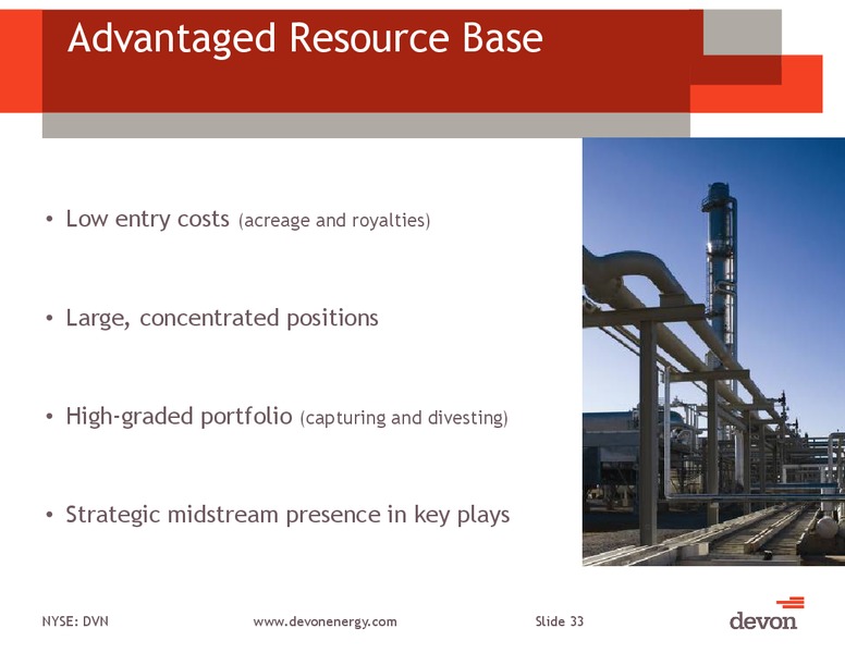 Credit Suisse 19th Annual Energy Summit – Devon Energy Corp – slide 32