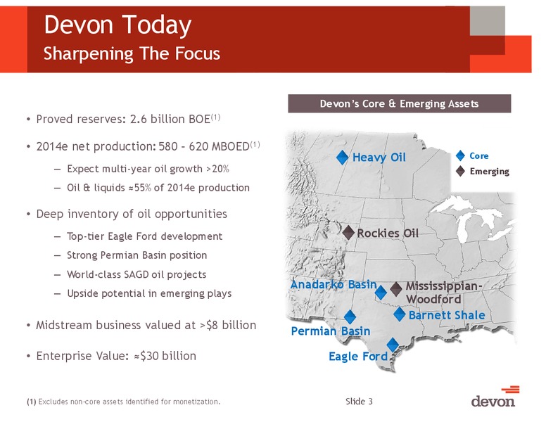March 2014 Investor Meeting – Devon Energy Corp – slide 2