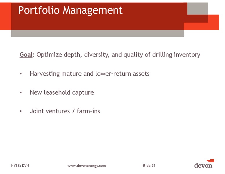 March 2014 Investor Meeting – Devon Energy Corp – slide 30