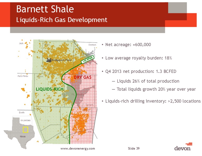 March 2014 Investor Meeting – Devon Energy Corp – slide 38
