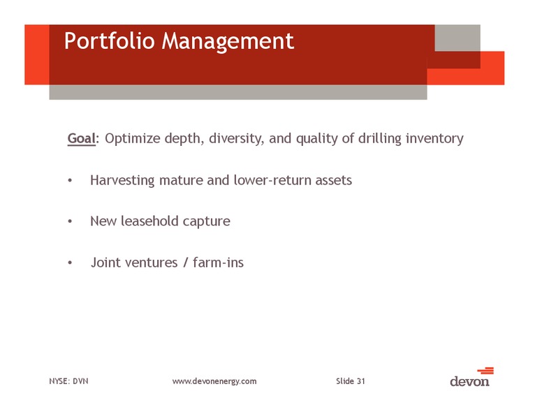 IPAA Oil & Gas Investment Symposium – Devon Energy Corp – slide 30