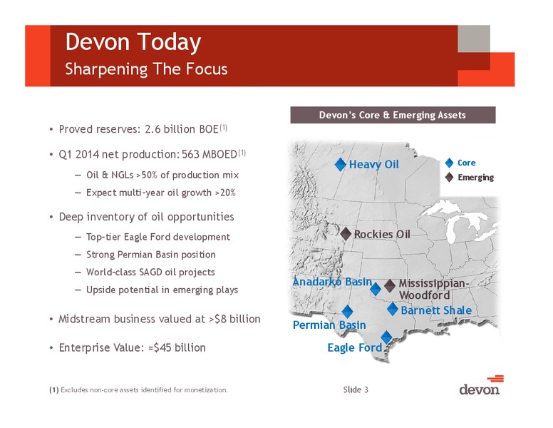 July 2014 Investor Presentation – Devon Energy Corp – slide 2