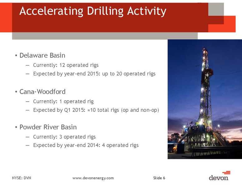 August 2014 Investor Presentation – Devon Energy Corp – slide 5