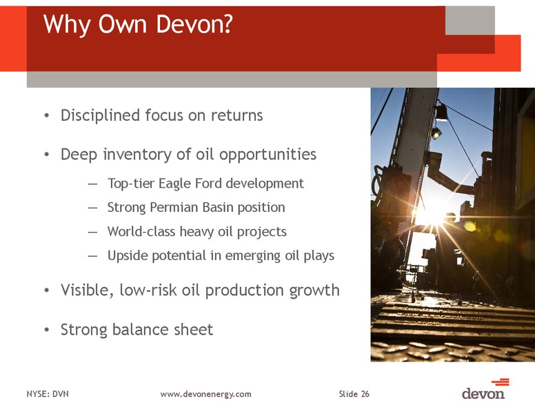 August 2014 Investor Presentation – Devon Energy Corp – slide 25