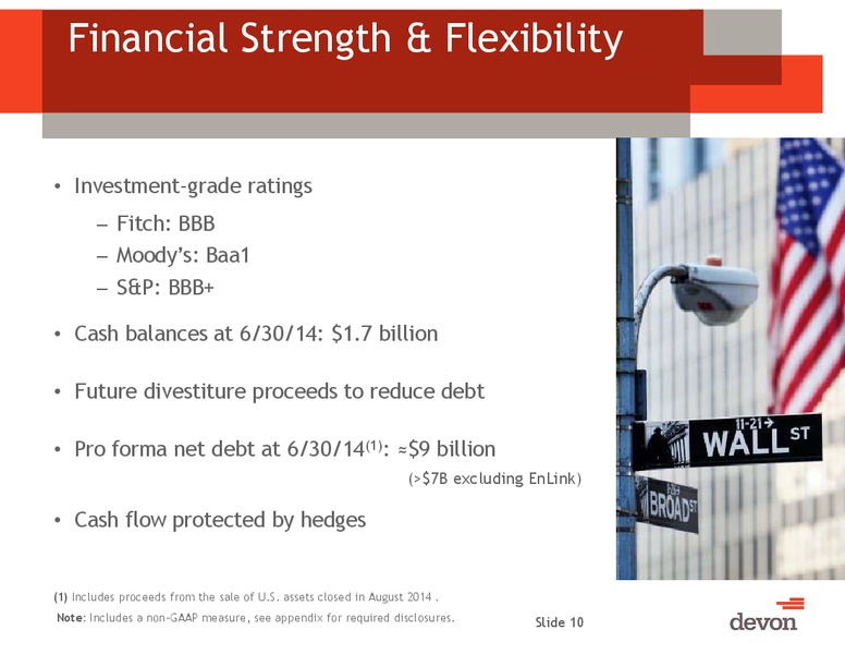 Barclays CEO Energy Conference – Devon Energy Corp – slide 9