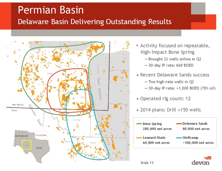 Barclays CEO Energy Conference – Devon Energy Corp – slide 12