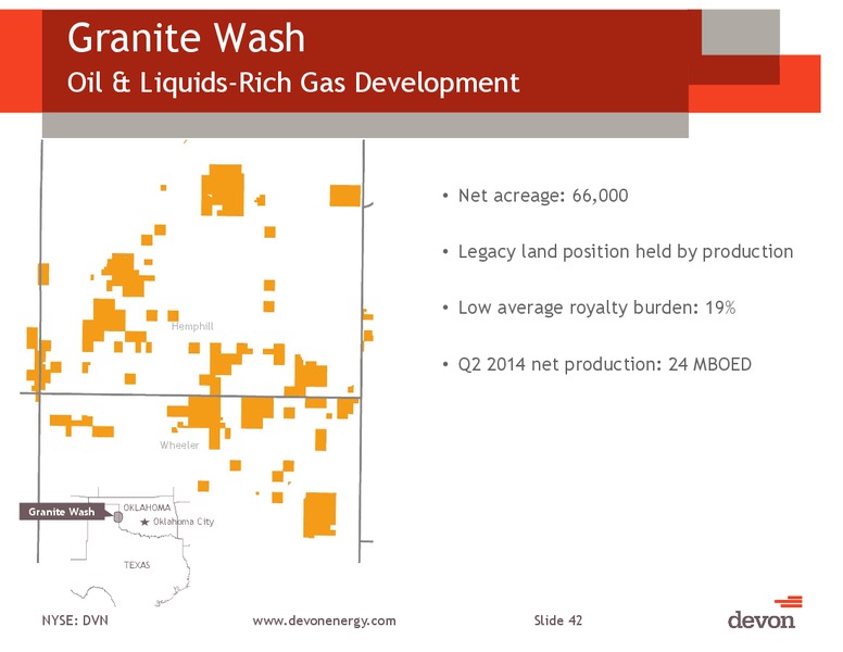 UBS Houston Bus-less Tour Conference – Devon Energy Corp – slide 41