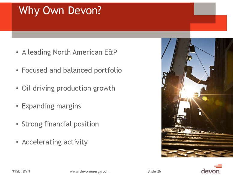 Capital One Energy Conference – Devon Energy Corp – slide 24