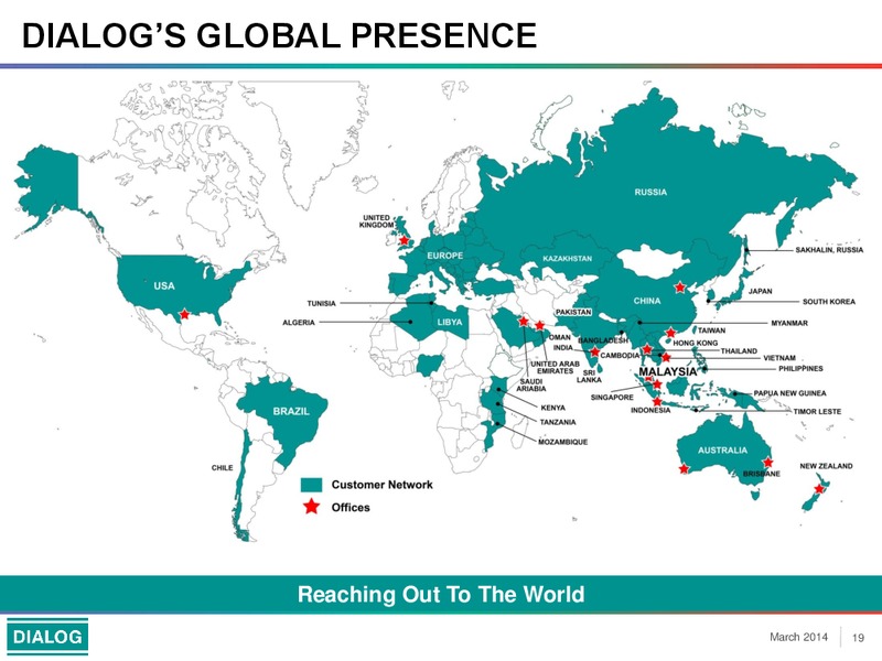 Company Overview – Dialog Group Berhad – slide 19