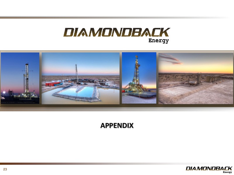 February 2015 Investor Presentation – Diamondback Energy, Inc. – slide 23