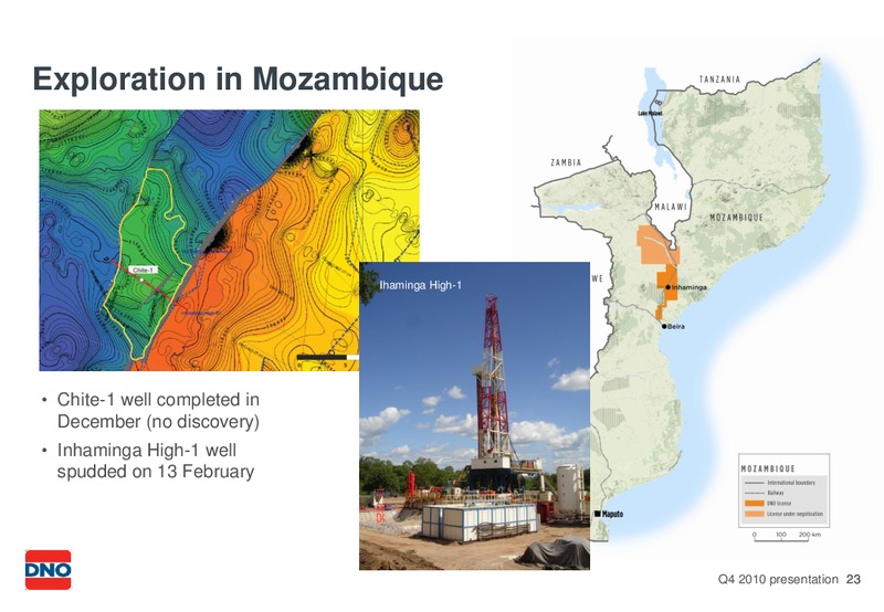 Q4 2010 PRESENTATION – Dno International Asa – slide 23