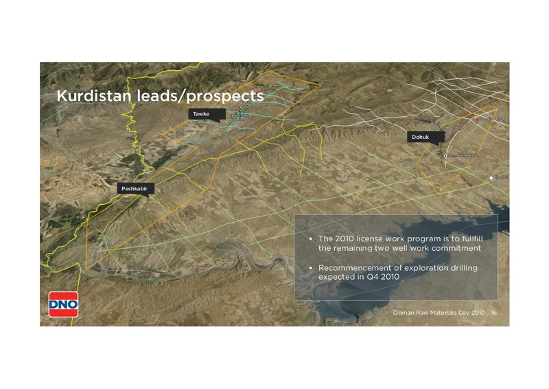RAW MATERIALS DAY – Dno International Asa – slide 16