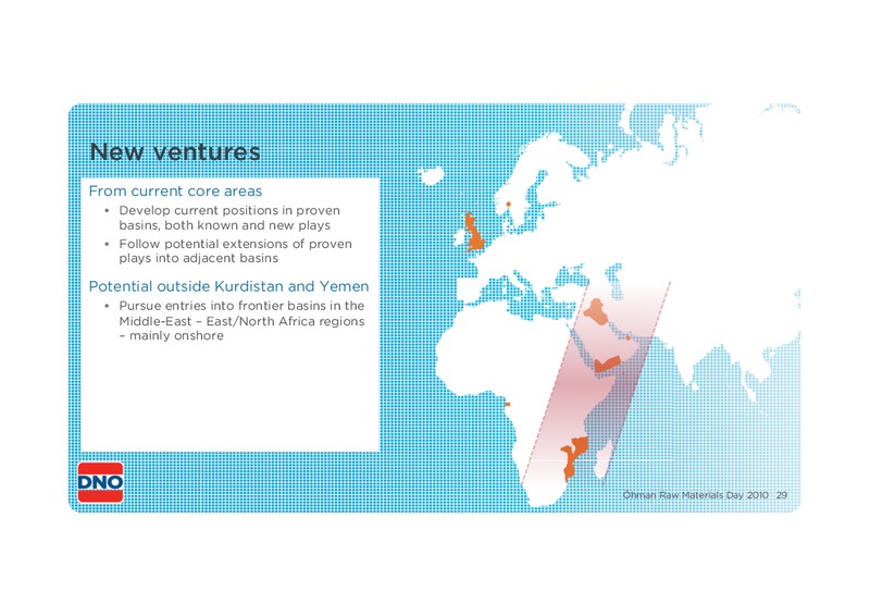 RAW MATERIALS DAY – Dno International Asa – slide 29