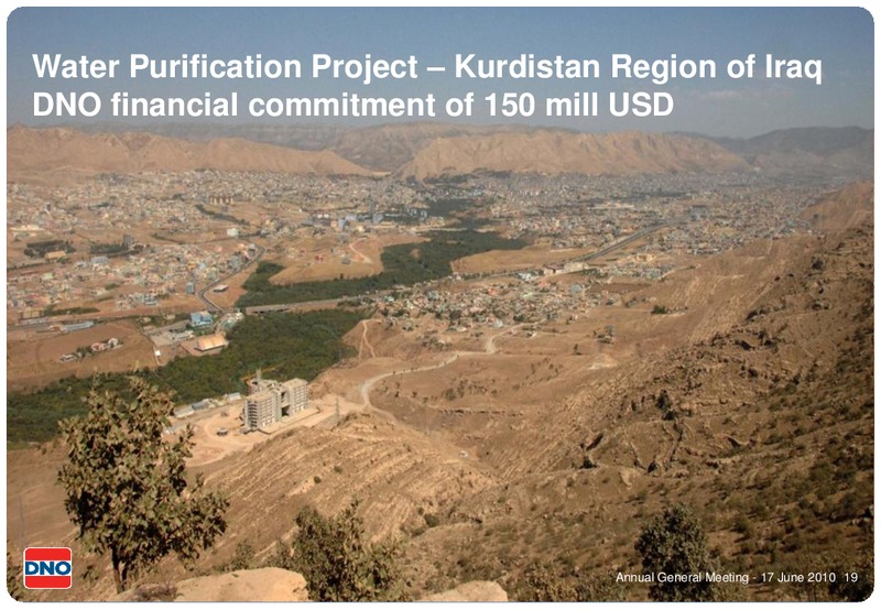 JUNE 2010 GENERAL PRESENTATION AT THE ANNUAL GENERAL MEETING – Dno International Asa – slide 19