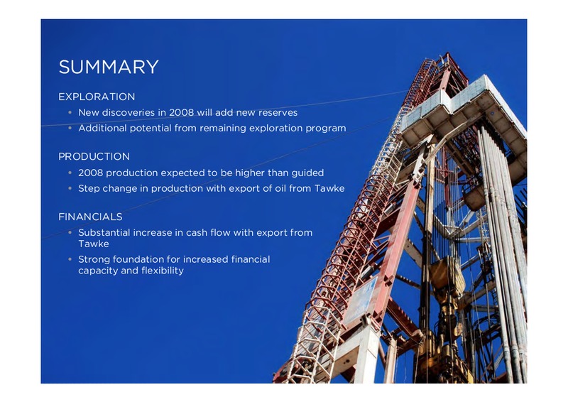 PARETO SECURITIES 2008 OIL & OFFSHORE CONFERENCE – Dno International Asa – slide 23