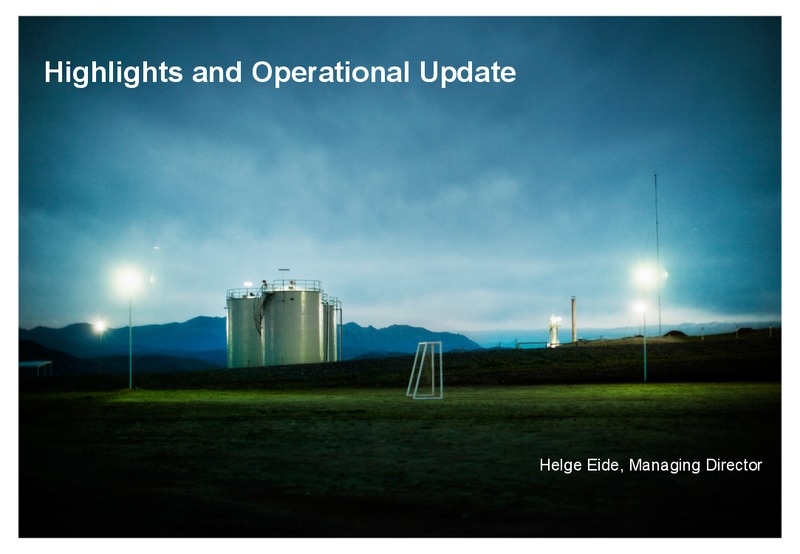 Q3 2011 EARNINGS CALL – Dno International Asa – slide 3