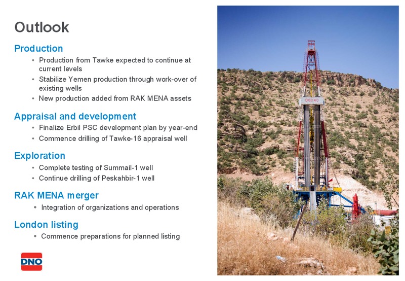Q3 2011 EARNINGS CALL – Dno International Asa – slide 28