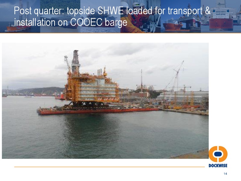 Q3 2012 Investor Presentation – Dockwise – slide 13