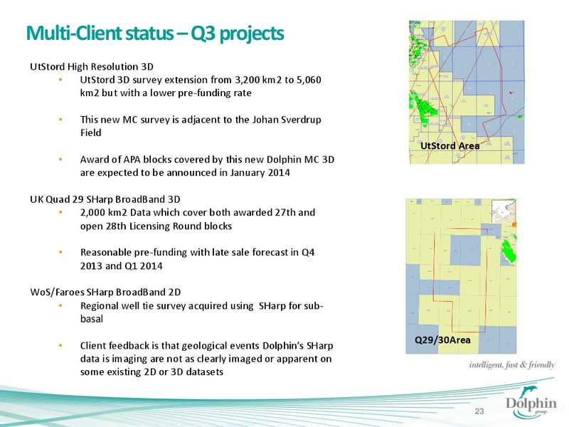 Q3 2013 EARNINGS CALL – Dolphin Geophysical Asa – slide 22