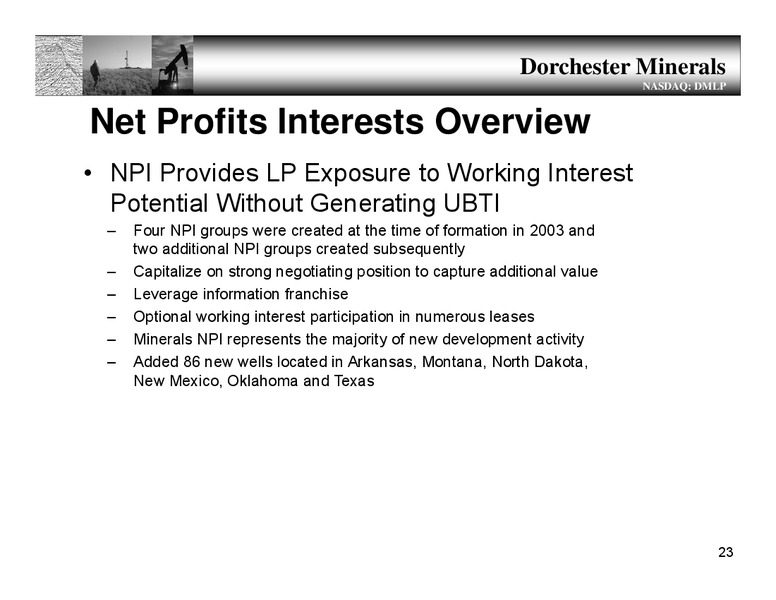 Annual Meeting – Dorchester Minerals Lp – slide 22