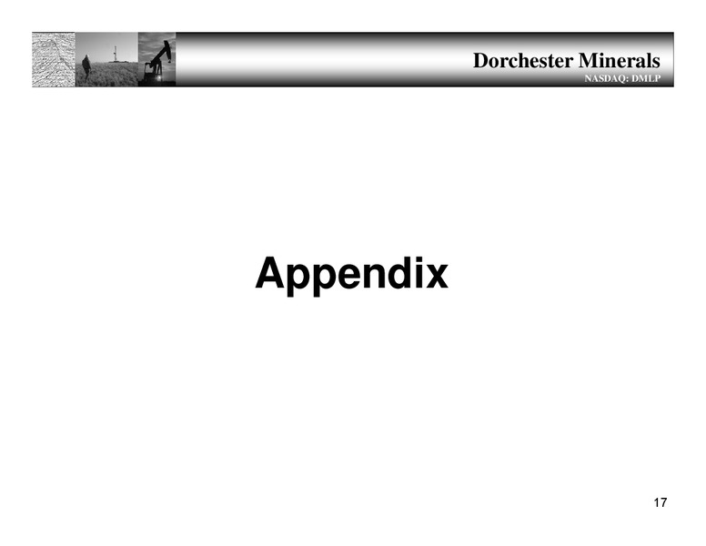 ANNUAL MEETING – Dorchester Minerals Lp – slide 16