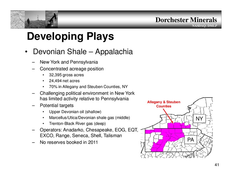 Annual Meeting – Dorchester Minerals Lp – slide 40