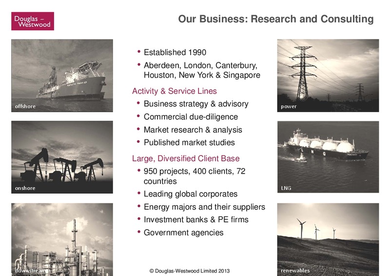 GLOBAL OFFSHORE PROSPECTS – Douglas-Westwood – slide 2