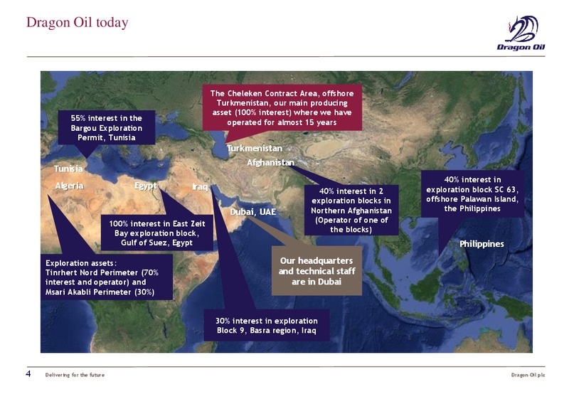 2014 FULL YEAR RESULTS – Dragon Oil Plc – slide 3
