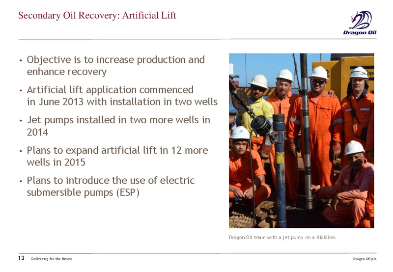 2014 FULL YEAR RESULTS – Dragon Oil Plc – slide 12