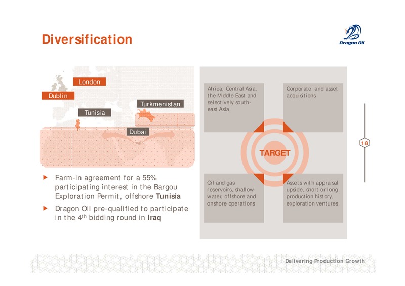 2011 FULL YEAR RESULTS – Dragon Oil Plc – slide 18