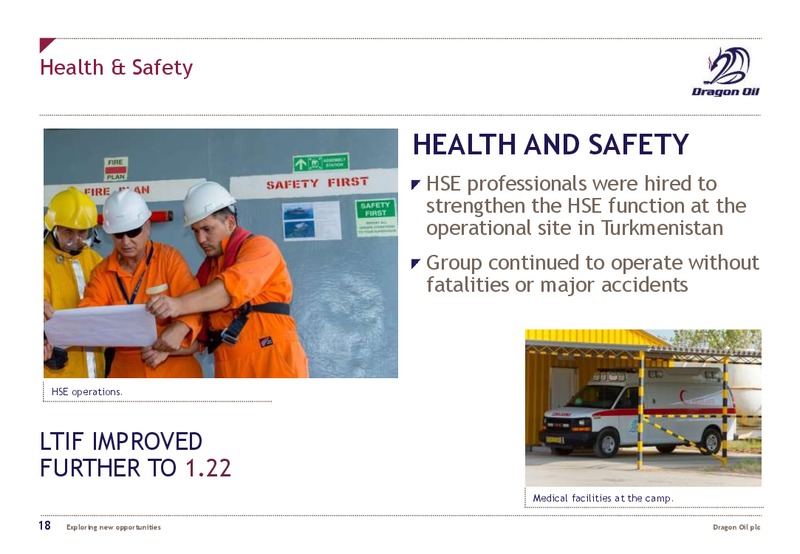 2014 AGM – Dragon Oil Plc – slide 17