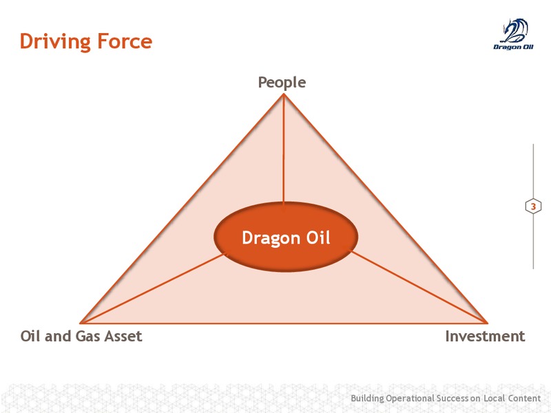 17TH TURKMENISTAN OIL & GAS CONFERENCE – Dragon Oil Plc – slide 4