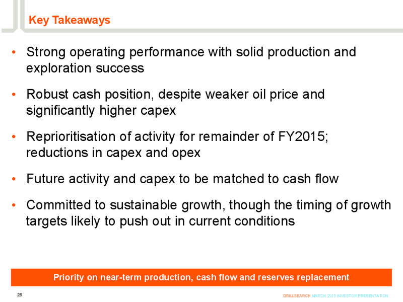 Continuing to Deliver in a Challenging Market – Drillsearch Energy, Ltd. – slide 24