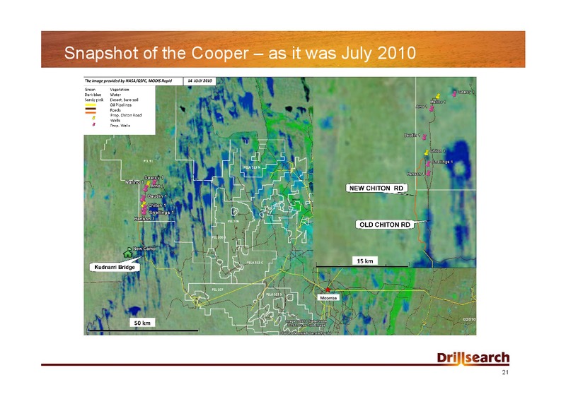 MARCH 2011 INVESTOR PRESENTATION – Drillsearch Energy, Ltd. – slide 21