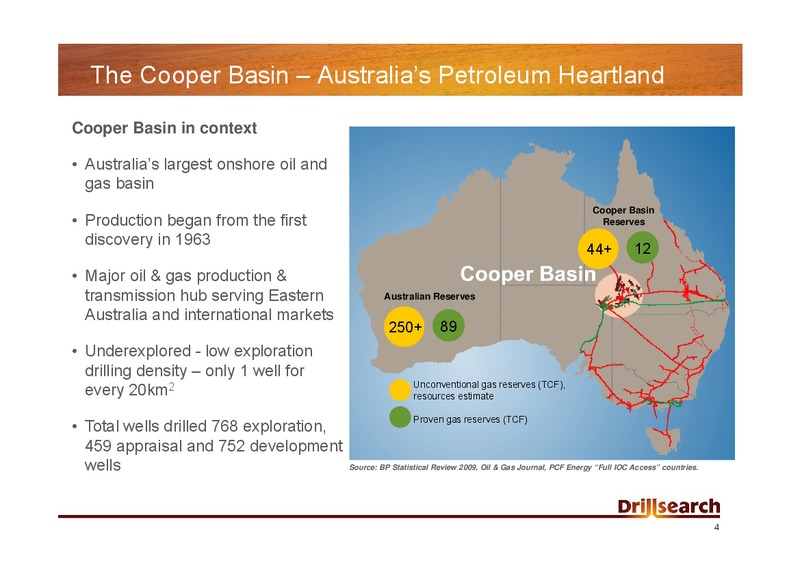 RBS MORGANS UNCONVENTIONAL OIL AND GAS DAY – Drillsearch Energy, Ltd. – slide 4