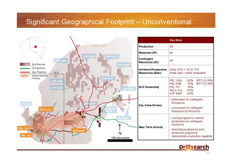 RBS MORGANS UNCONVENTIONAL OIL AND GAS DAY – Drillsearch Energy, Ltd. – slide 7