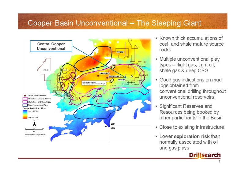 RBS MORGANS UNCONVENTIONAL OIL AND GAS DAY – Drillsearch Energy, Ltd. – slide 8