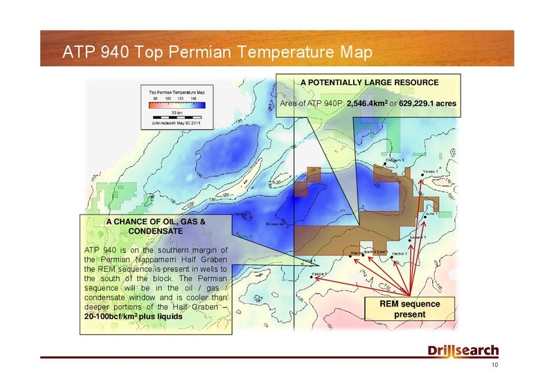 RBS MORGANS UNCONVENTIONAL OIL AND GAS DAY – Drillsearch Energy, Ltd. – slide 10