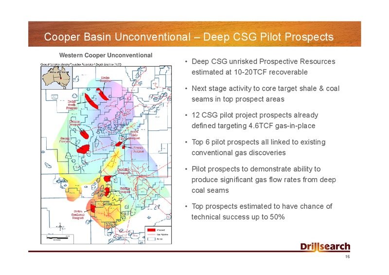 RBS MORGANS UNCONVENTIONAL OIL AND GAS DAY – Drillsearch Energy, Ltd. – slide 16
