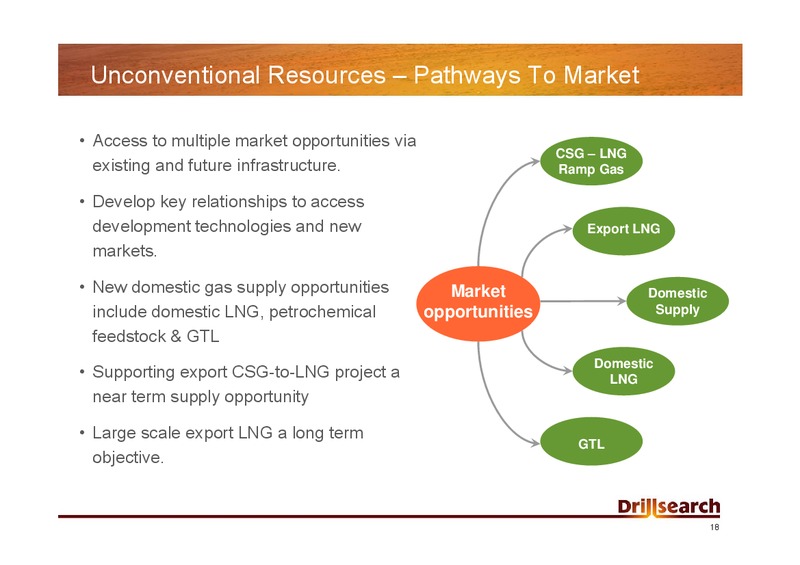 RBS MORGANS UNCONVENTIONAL OIL AND GAS DAY – Drillsearch Energy, Ltd. – slide 18