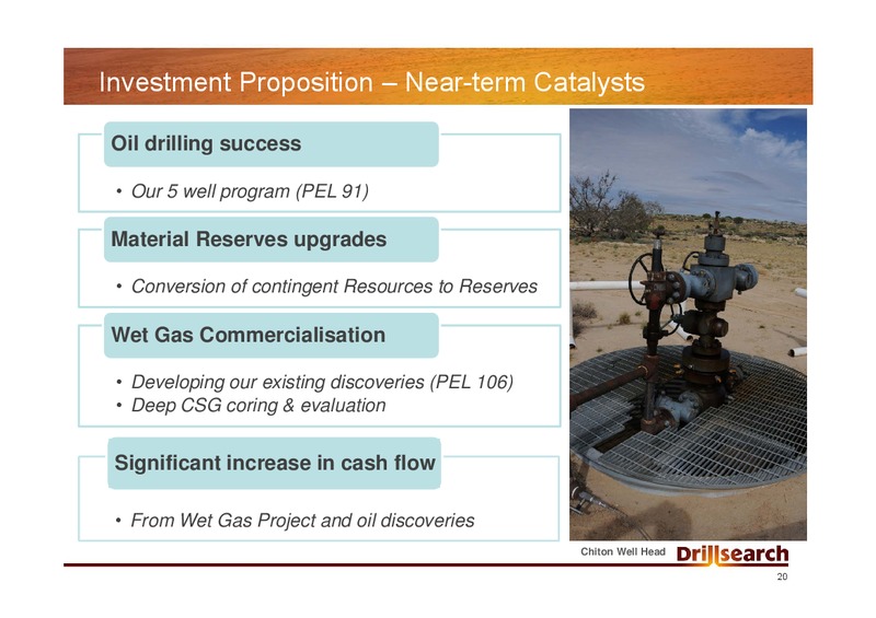 RBS MORGANS UNCONVENTIONAL OIL AND GAS DAY – Drillsearch Energy, Ltd. – slide 20