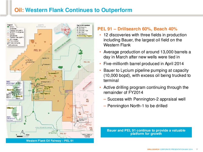 MACQUARIE SECURITIES CONFERENCE – Drillsearch Energy, Ltd. – slide 7