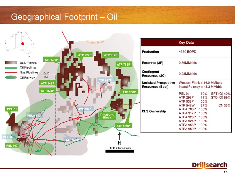 CAPITAL RAISING PRESENTATION – Drillsearch Energy, Ltd. – slide 17