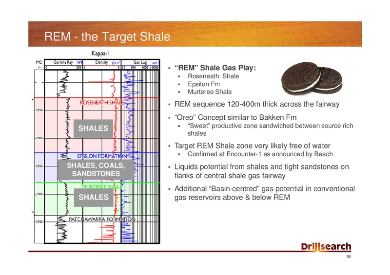 SHALE GAS BRIEFING MAY 2011 – Drillsearch Energy, Ltd. – slide 18